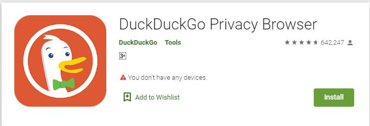 DuckDuckGo - Best Android Apps for Your Security 2024