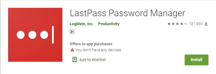 lastpass - Best Android Apps for Your Security 2024