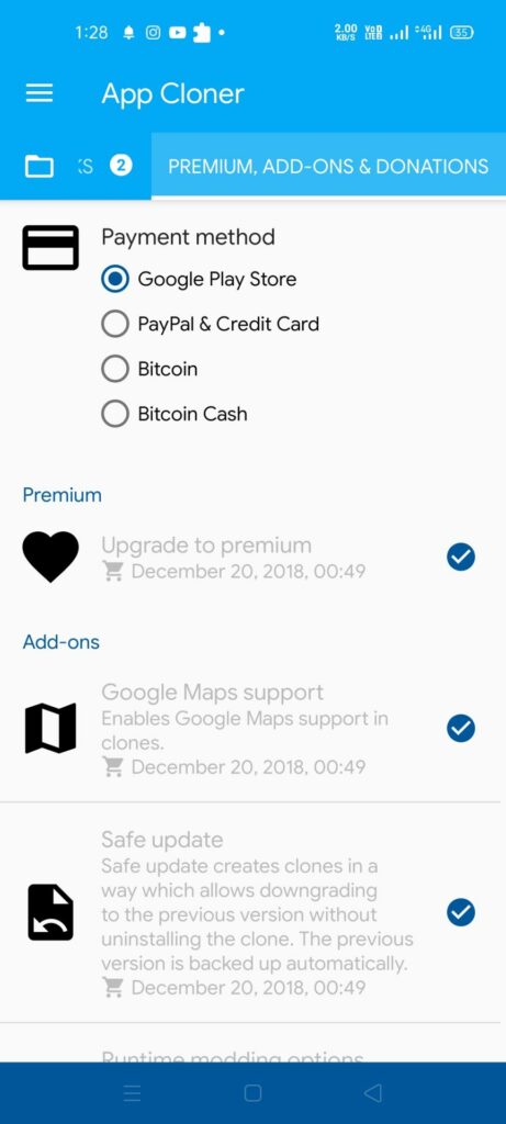 app cloner Premium mod apk
