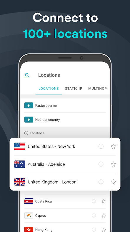 100 locketion - Surfshark VPN Mod APK v3.5.0 (Premium Unlocked)