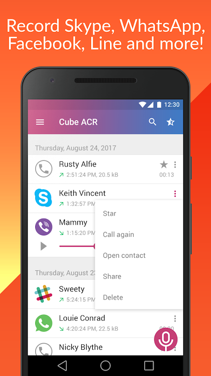 call recorder cube acr apk