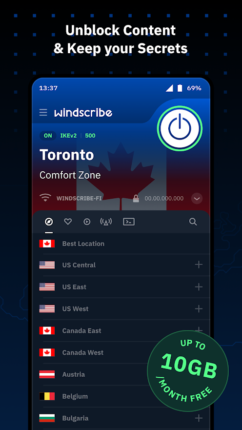 Windscribe VPN mod apk