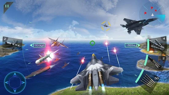 sky fighters 3d mod apk 1 - Sky Fighters 3D Mod APK v2.6 (Unlimited Money) Download