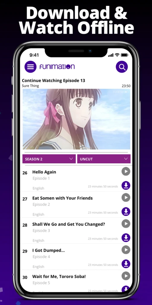 Funimation Pro Mod Apk