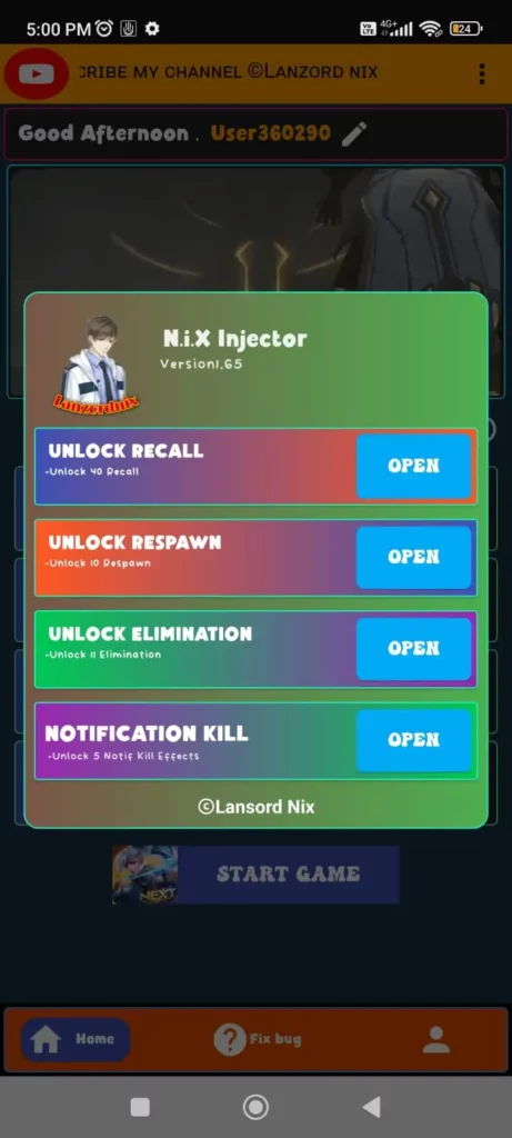 NiX Injector