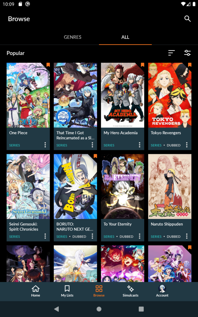 crunchyroll app