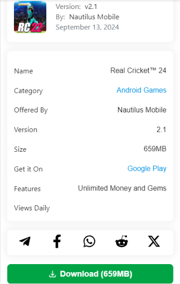 How to Download Real Cricket 22 Mod Apk (Unlimited Money and Gems) Like a Pro